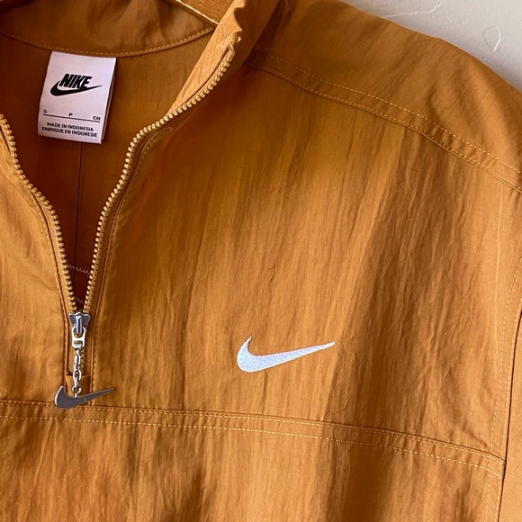 NIKE Desert Ochre Sportswear Swoosh Woven Dress NWT - Picture 13 of 16